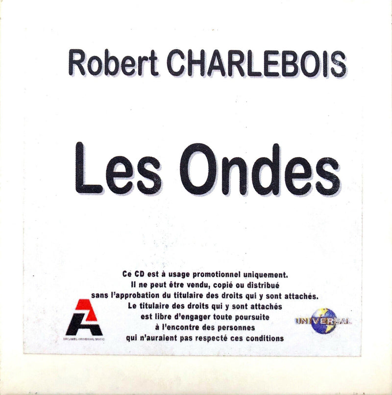 Robert Charlebois CD Single Les Ondes - Promo - France (M/M)