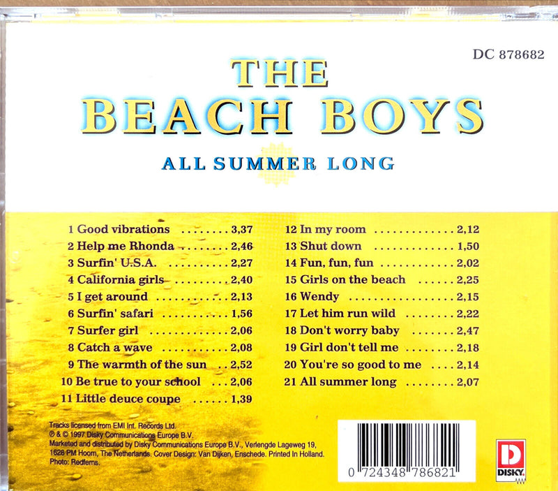 The Beach Boys CD All Summer Long