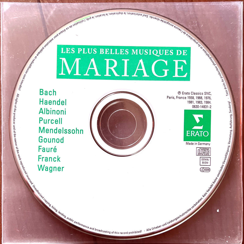 Compilation CD Les Plus Belles Musiques De Mariage