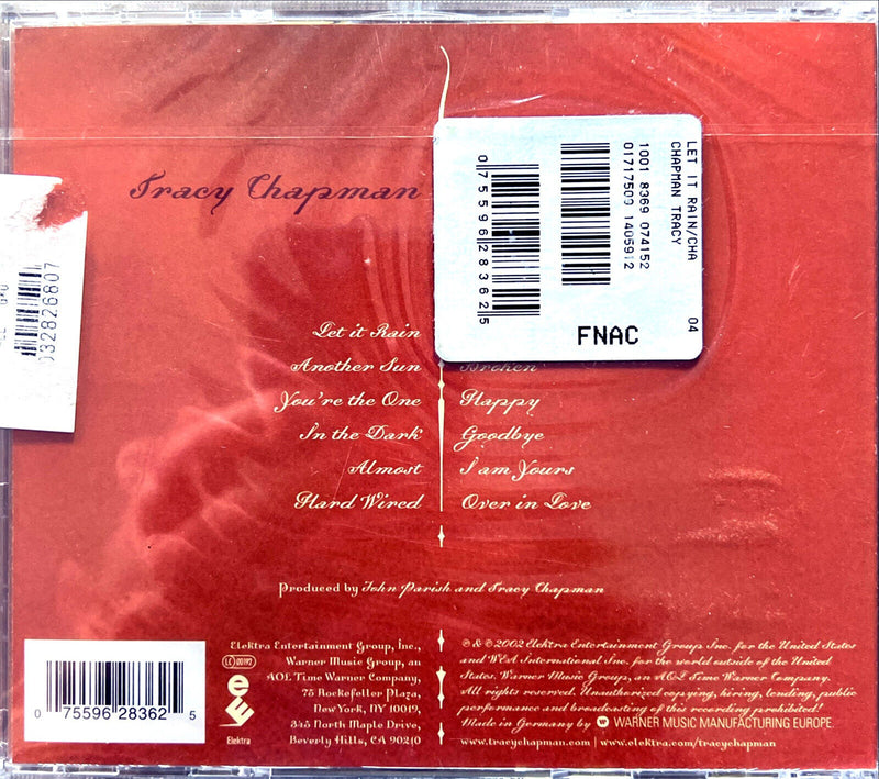 Tracy Chapman CD Let It Rain