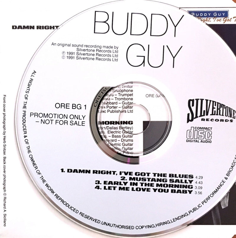 Buddy Guy ‎Maxi CD Damn Right, I've Got The Blues - Promo - England (EX+/EX+)
