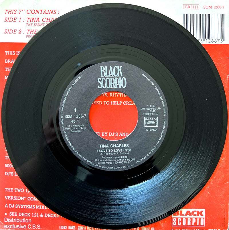 Tina Charles 7" I Love To Love