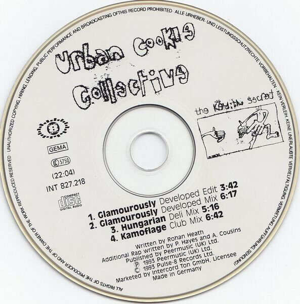 Urban Cookie Collective Maxi CD The Key : The Secret - Germany (VG+/VG+)
