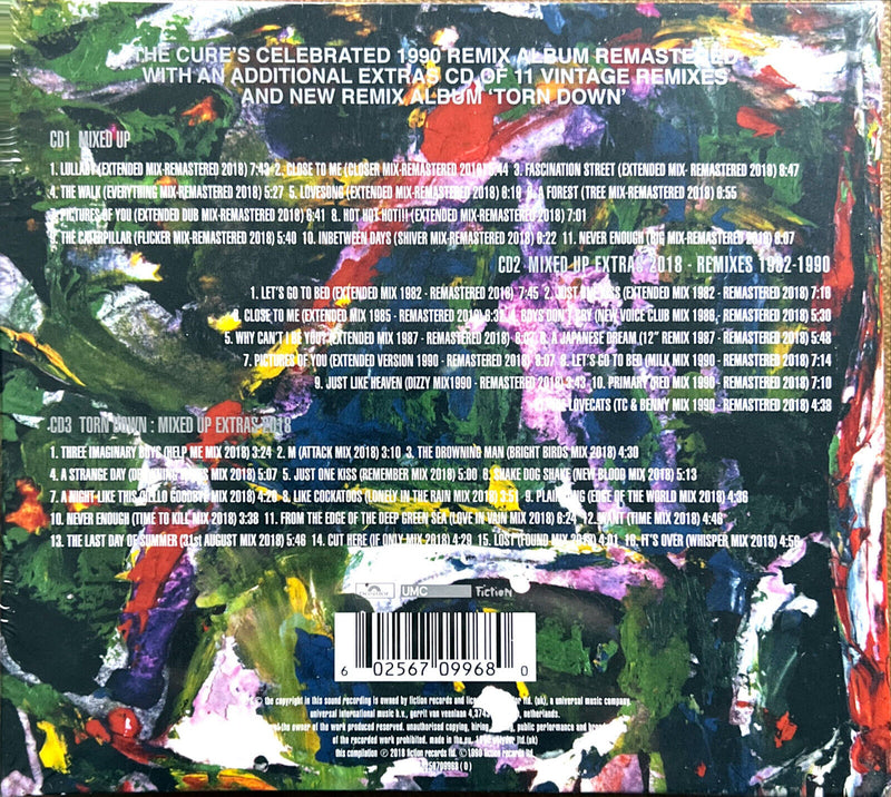 The Cure 3xCD Mixed Up + Extras: Remixes 1982-1990 + Torn Down