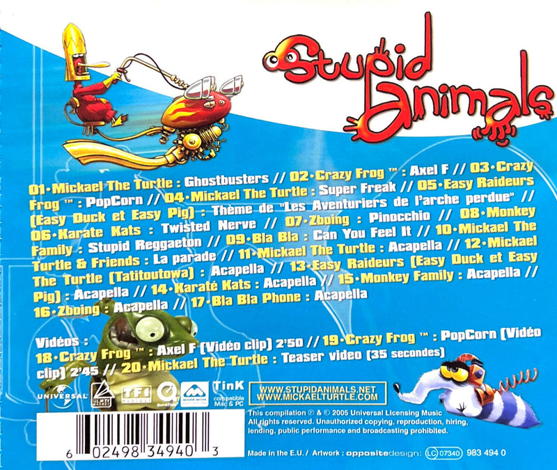Compilation CD Stupid Animals - Lenticular