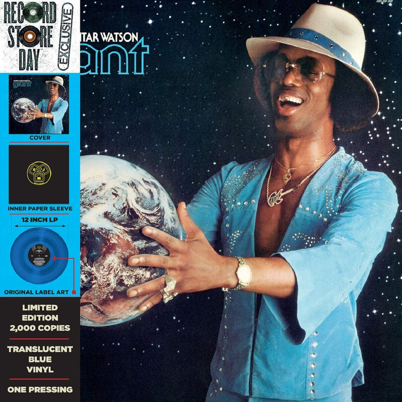 Johnny Guitar Watson LP Giant Blue, Translucent Vinyl