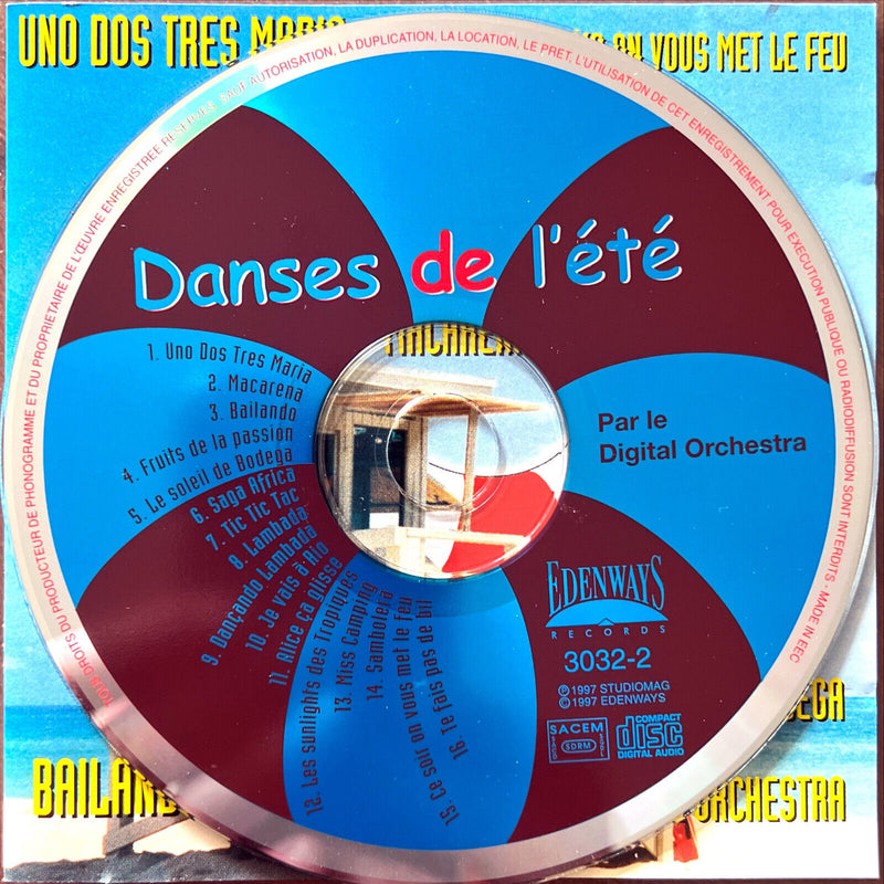Compilation CD Danses de l'Eté