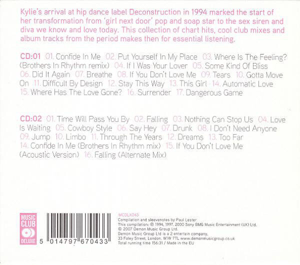 Kylie 2xCD Confide In Me (The Irresistible Kylie) - Europe (M/M)