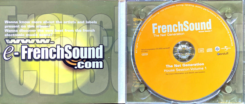 Compilation ‎CD E-FrenchSound The Net Generation House Session 1 - France (VG/EX