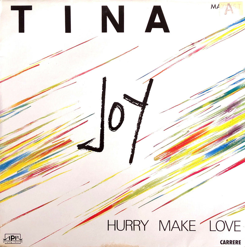 Tina Joy ‎12" Hurry Make Love - France (VG+/VG+)