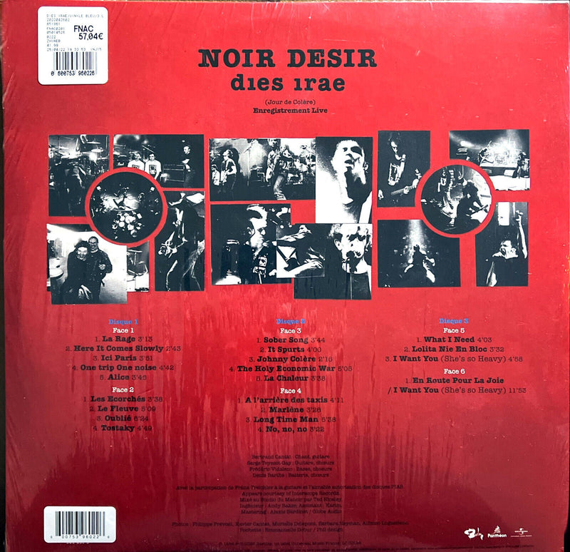 Noir Désir 3xLP Dies Irae - Vinyles bleus