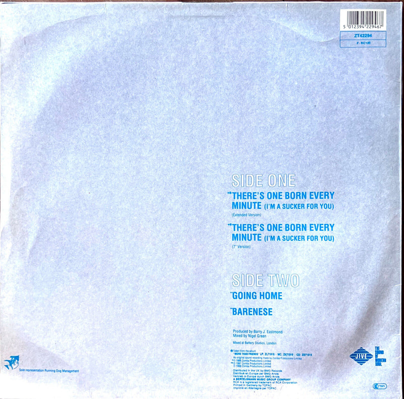 Jonathan Butler 12" There's One Born Every Minute (I'm A Sucker For You)