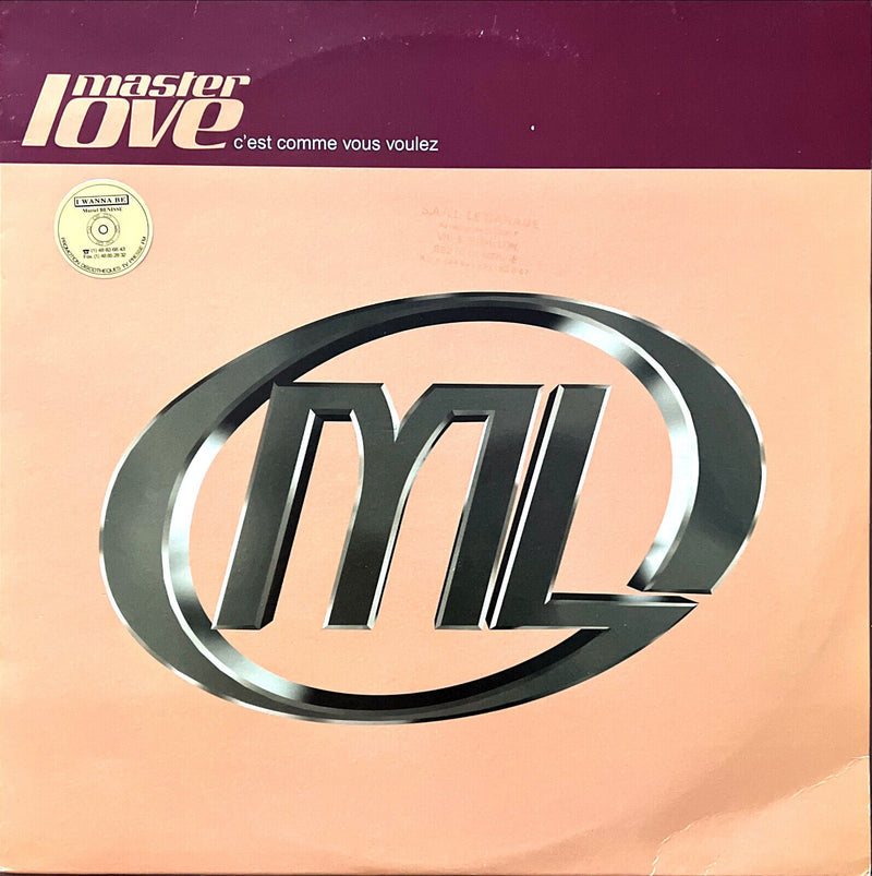 Master Love 12" C'Est Comme Vous Voulez