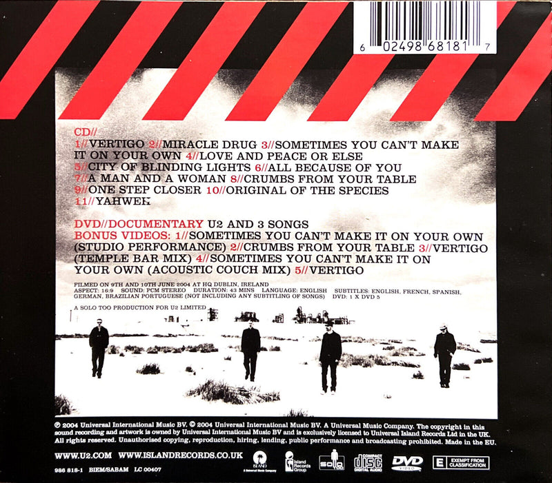 U2 CD + DVD How To Dismantle An Atomic Bomb - Limited Edition