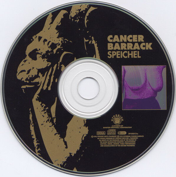 Cancer Barrack ‎Maxi CD Speichel - Germany (EX+/M)