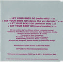 Tom Wilson ‎Maxi CD Let Your Body Go - France (M/M)