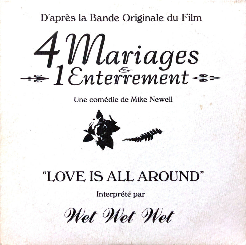 Wet Wet Wet ‎CD Single Love Is All Around - Promo - France (EX+/EX+)