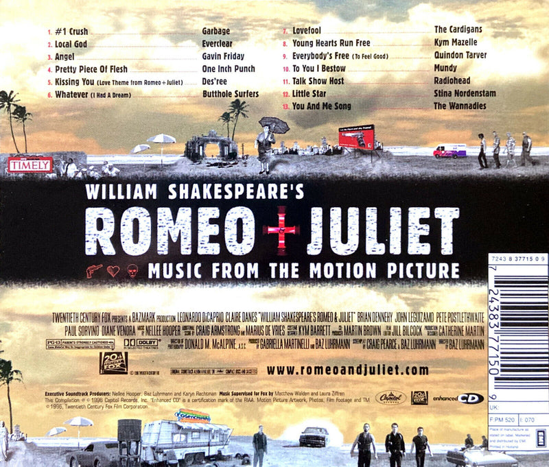 Compilation CD William Shakespeare's Romeo + Juliet (Music From The Motion Pictu