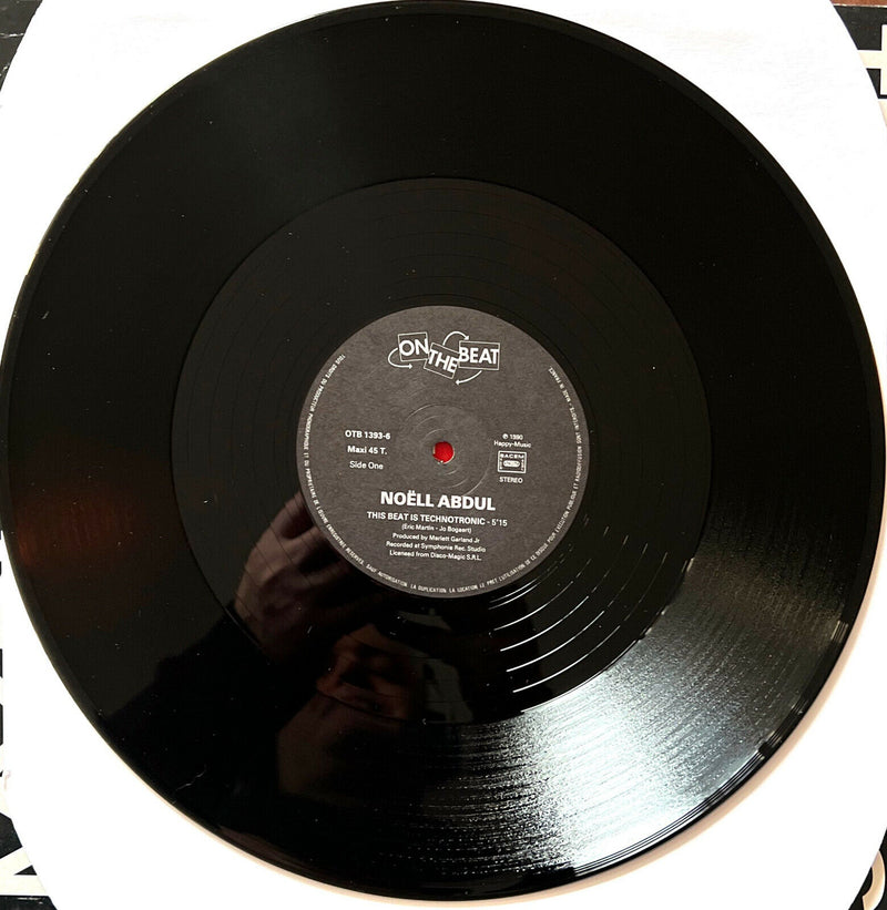 Noëll Abedul 12" This Beat Is Technotronic + My Piano - France