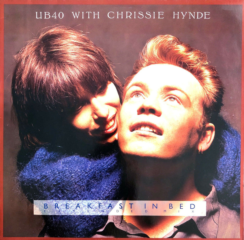 UB40 With Chrissie Hynde ‎12" Breakfast In Bed (Extended Mix) - Europe (VG+/EX+)