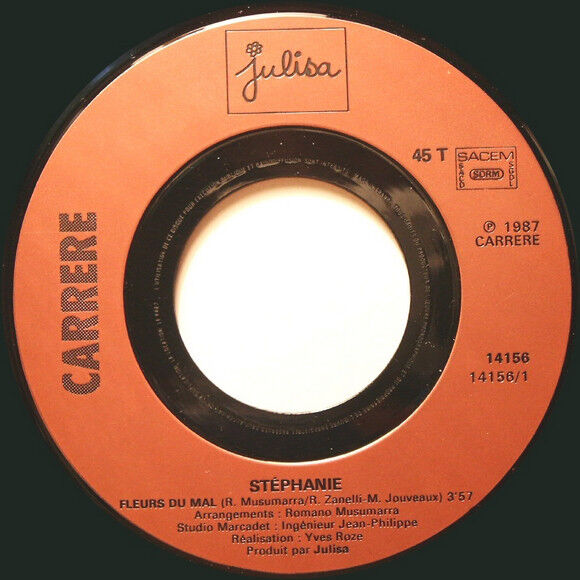 Stephanie 7" Fleurs Du Mal - France (VG+/VG+)