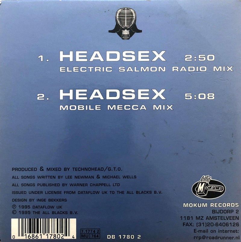 Technohead ‎CD Single Headsex (Let The Music Go) - Holland (VG+/EX)