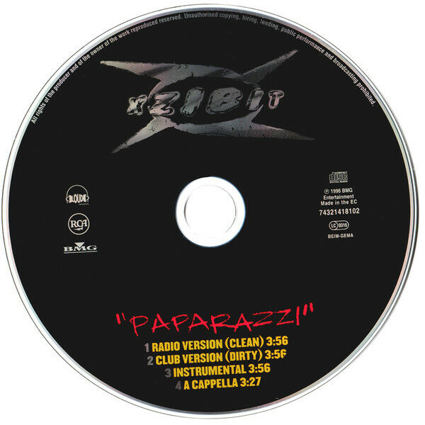 Xzibit ‎Maxi CD Paparazzi - Europe (M/EX)