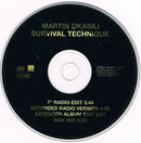 Martin Okasili ‎Maxi CD Survival Technique - Europe (EX/EX+)