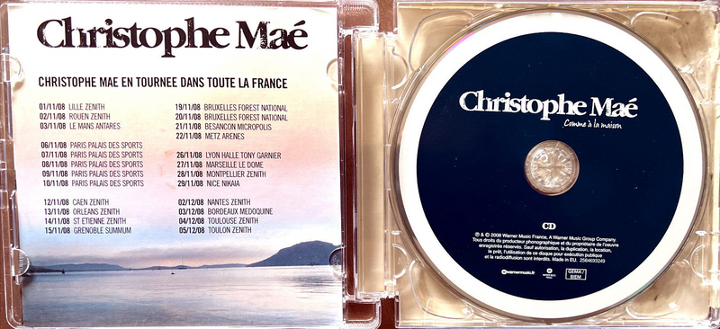 Christophe Maé CD + DVD Comme À La Maison