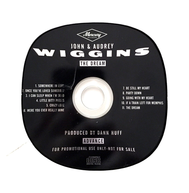 John And Audrey Wiggins CD The Dream - Promo - USA (VG+/VG+)