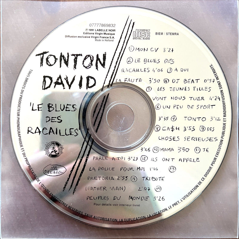 Tonton David CD Le Blues Des Racailles