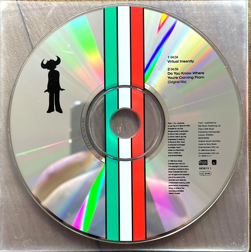 Jamiroquai CD Single Virtual Insanity