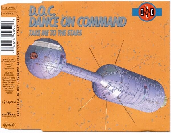 D.O.C. (Dance On Command) ‎Maxi CD Take Me To The Stars - Germany (M/M)