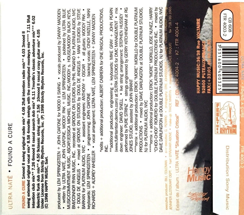 Ultra Naté ‎Maxi CD Found A Cure - France (M/EX+)