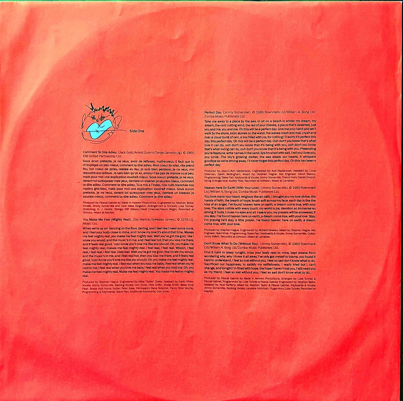 Jimmy Somerville LP Read My Lips