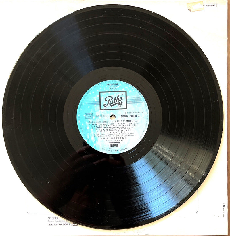 Luis Mariano LP Toutes Ses Opérettes N°1