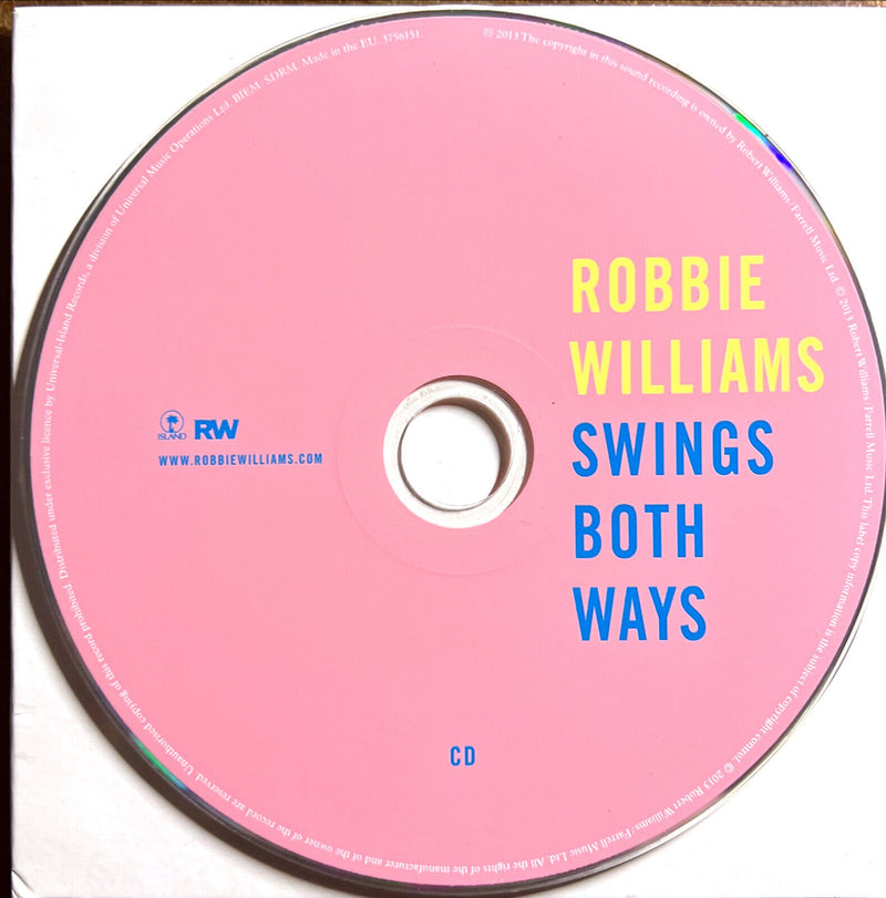 Robbie Williams CD + DVD Swings Both Ways