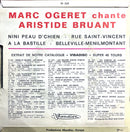 Marc Ogeret 7" Marc Ogeret Chante Aristide Bruant