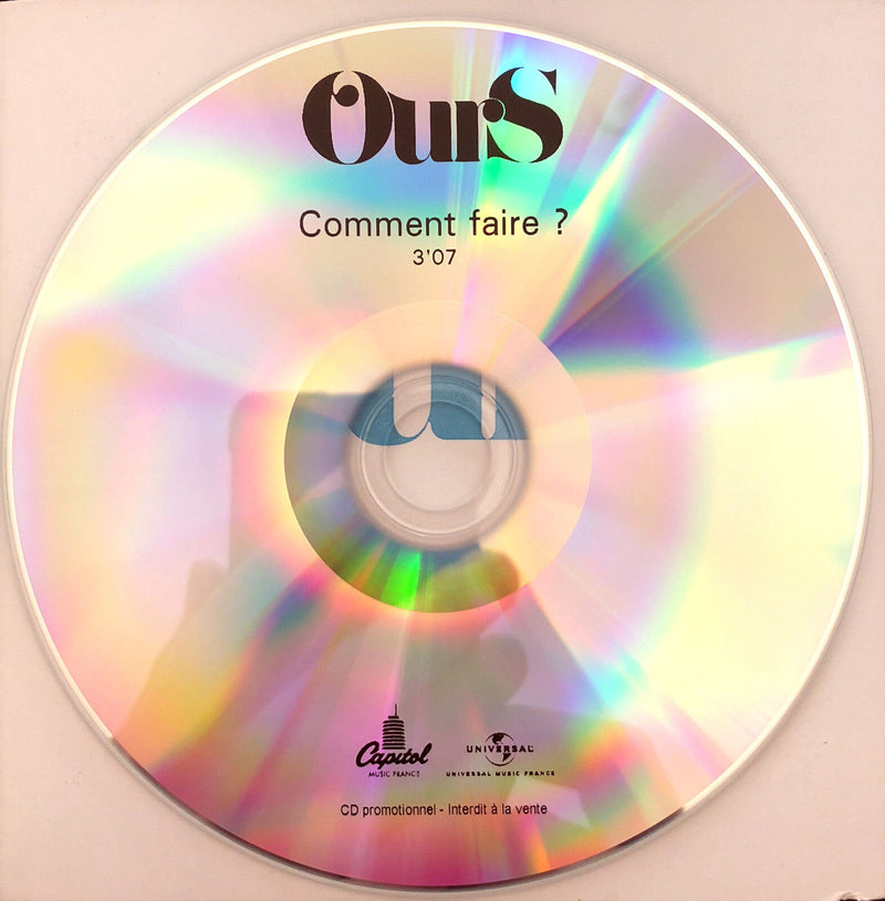 Ours CD Single Comment Faire ? - Promo - France (EX+/M)