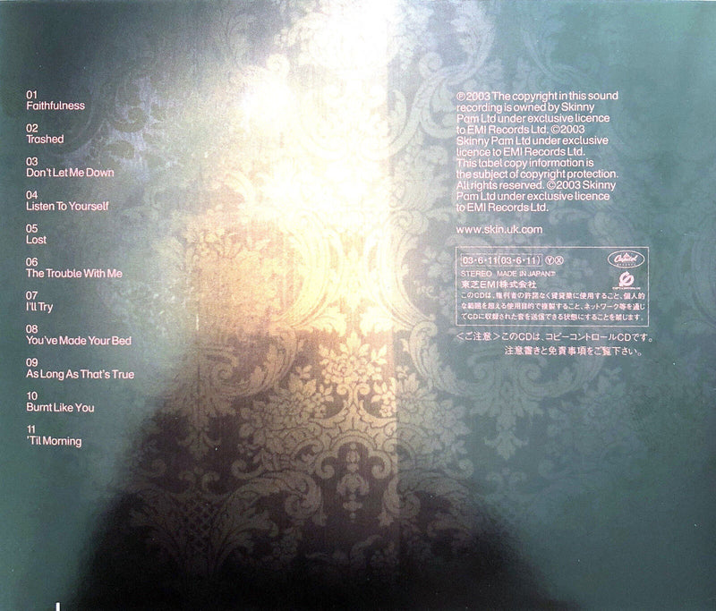 Skin ‎CD Fleshwounds - Japan (M/M)
