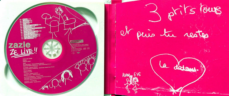 Zazie 2xCD Ze Live!! - Limited Edition