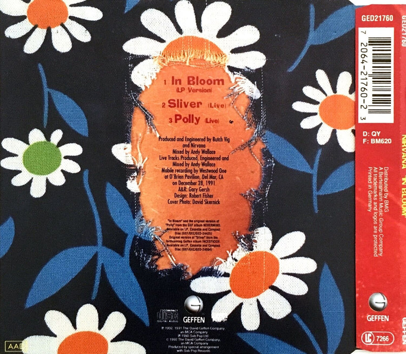 Nirvana ‎Maxi CD In Bloom - Europe (EX+/EX+)
