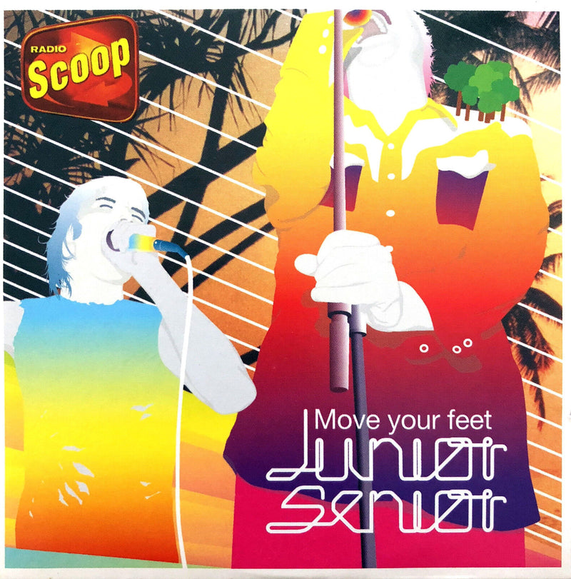 Junior Senior ‎CD Single Move Your Feet - Promo - France (EX/EX+)