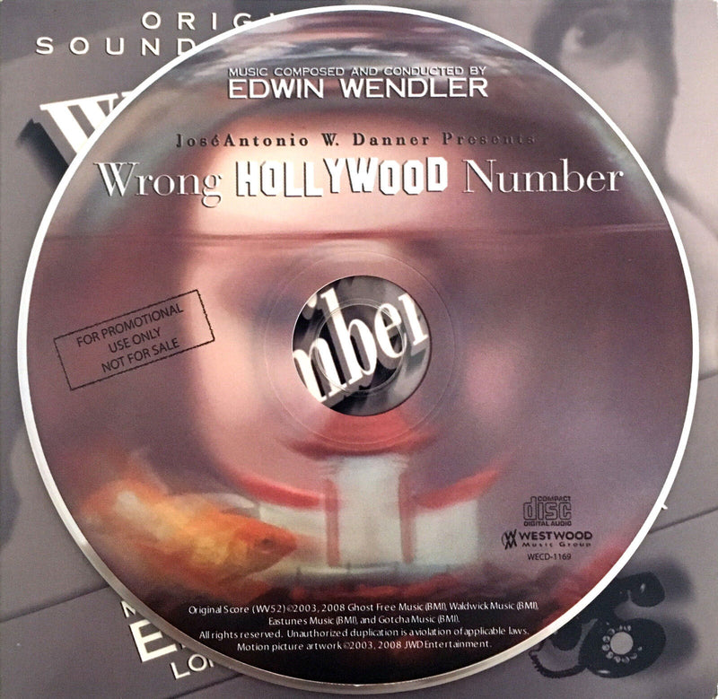 Edwin Wendler CD Wrong Hollywood Number - Promo (EX+/EX+)