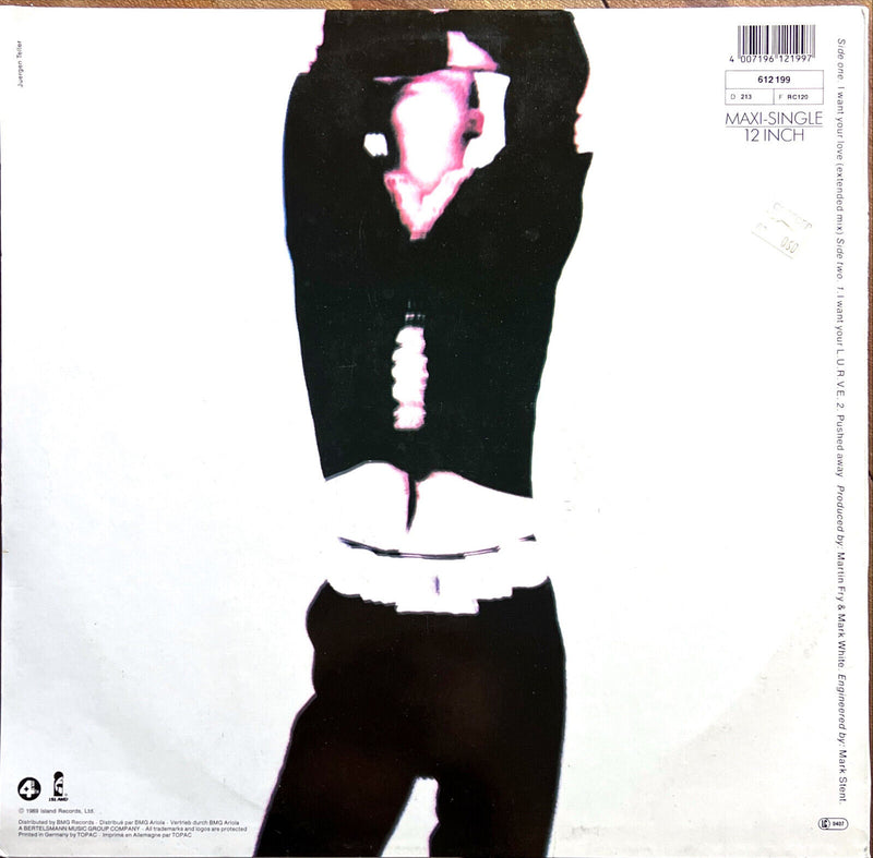 Paul Rutherford 12" I Want Your Love
