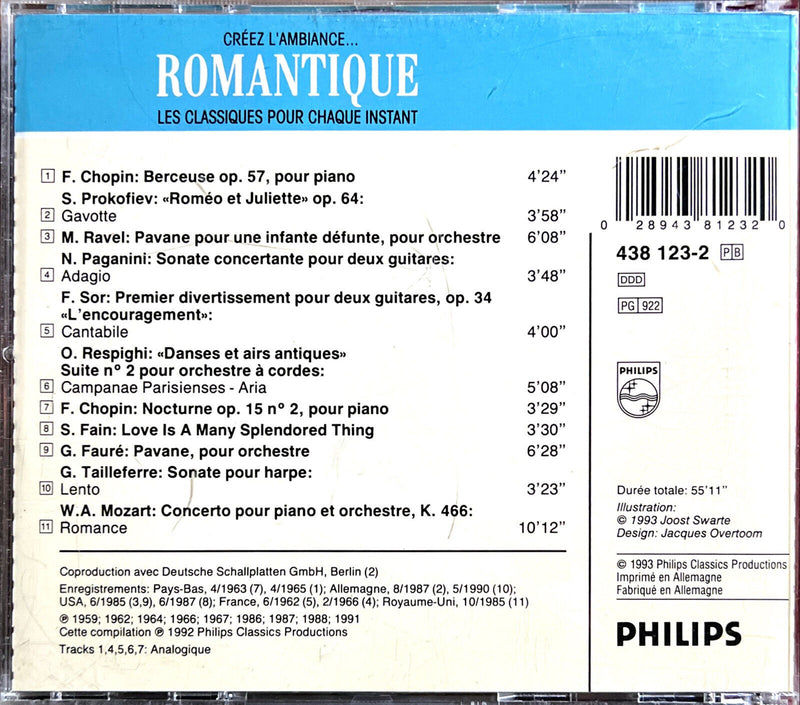 Compilation CD Les Classiques Pour Chaque Instant - Romantique