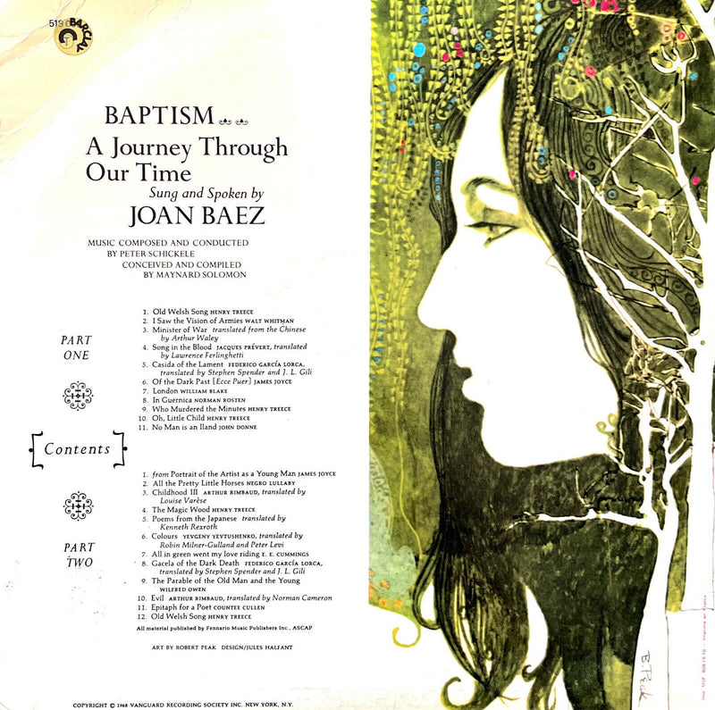 Joan Baez ‎LP Baptism - France