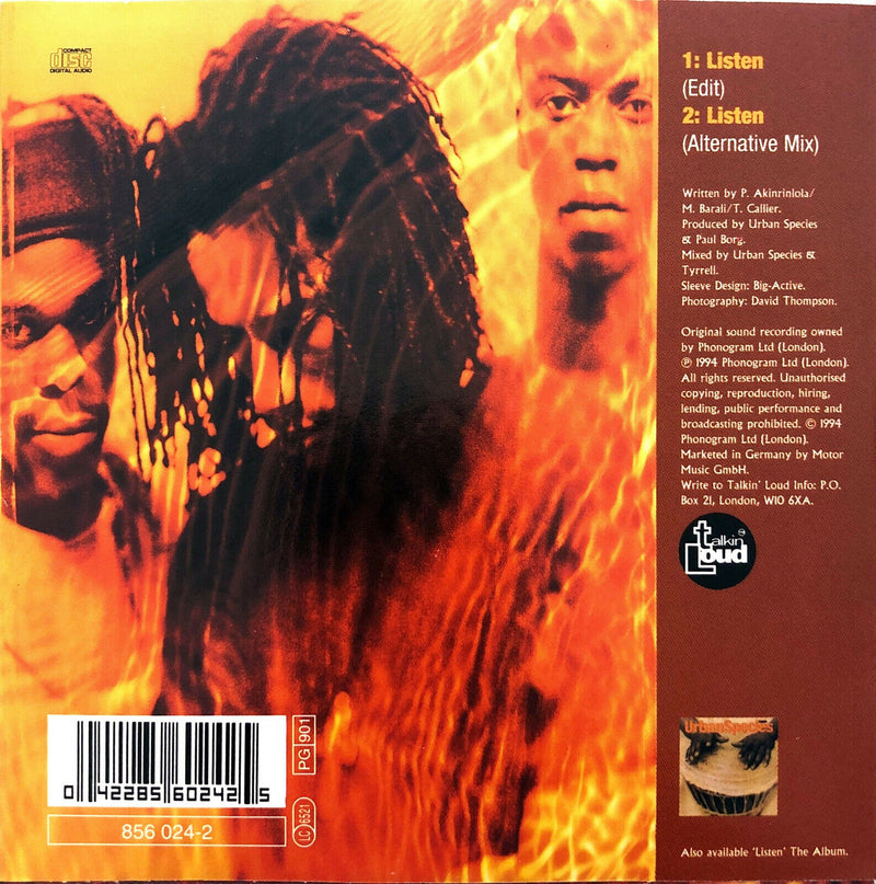 Urban Species CD Single Listen - Europe (EX+/M)