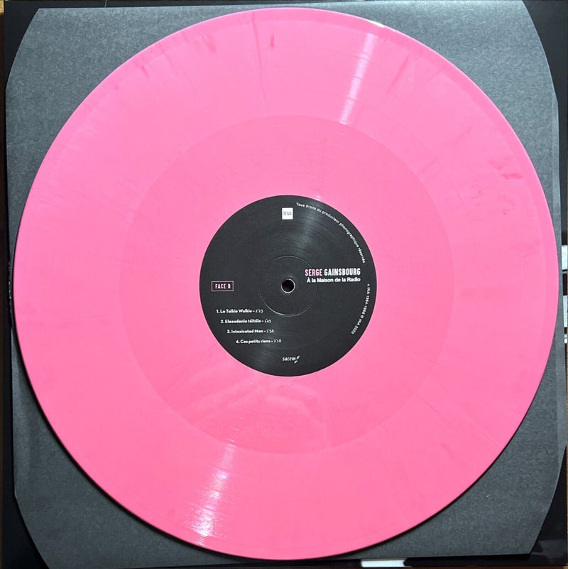 Serge Gainsbourg ‎12" À La Maison De La Radio - Limited Edition, Pink Vinyl - Fr