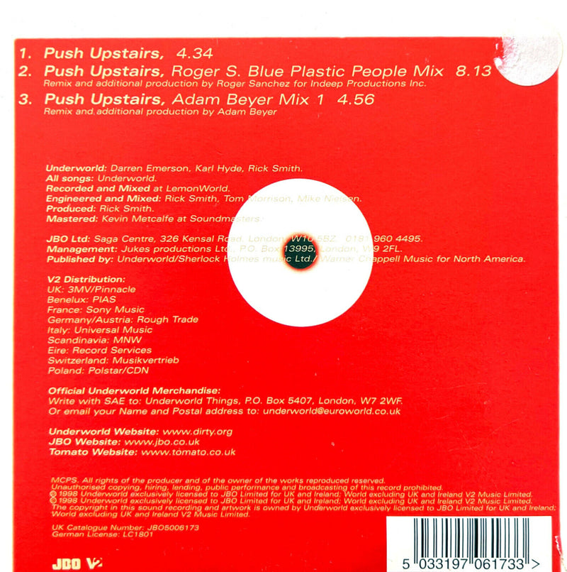 Underworld Maxi CD Push Upstairs - CD1